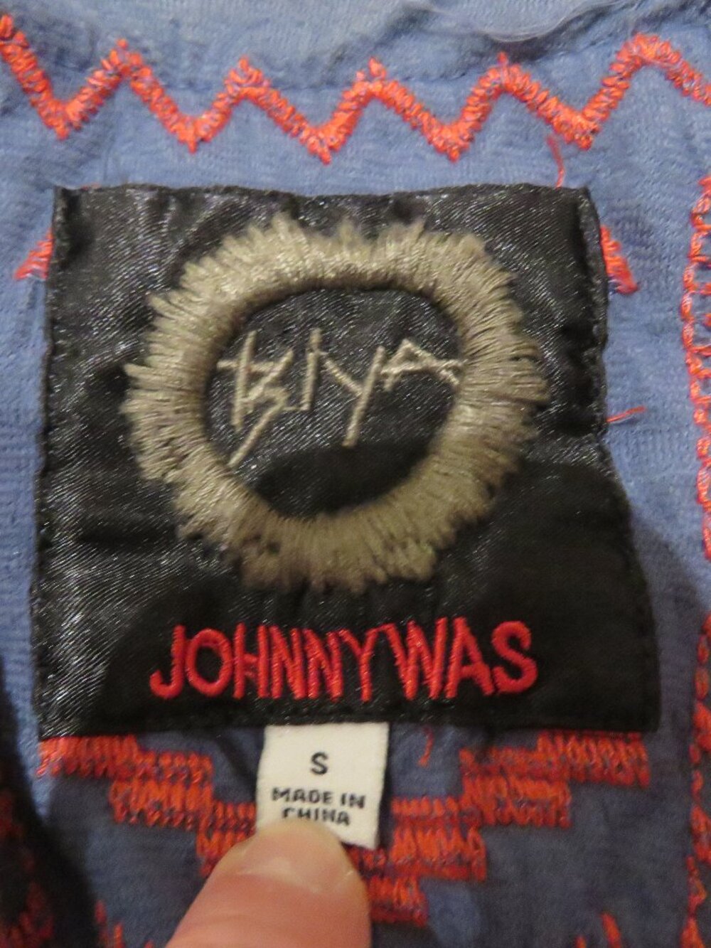 JOHNNY WAS BIYA Yatzil Fringed Embroidered Open Front Jacket Small Boho Festival - Picture 13 of 15